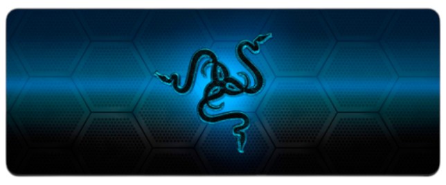 Килимок для миші ігровий Voltronic RAZER 28 Black/Blue (RZ28492) - Фото 1
