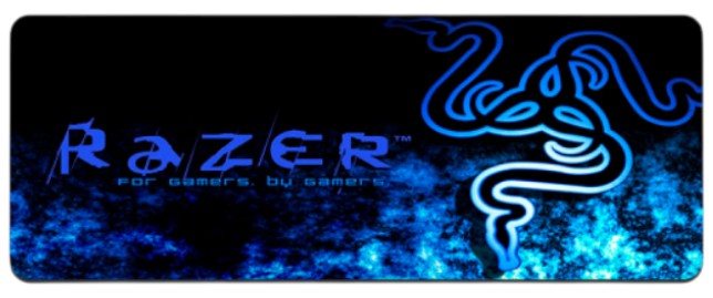 Килимок для миші ігровий Voltronic RAZER 25 Black/Blue (RZ25492) - Фото 1