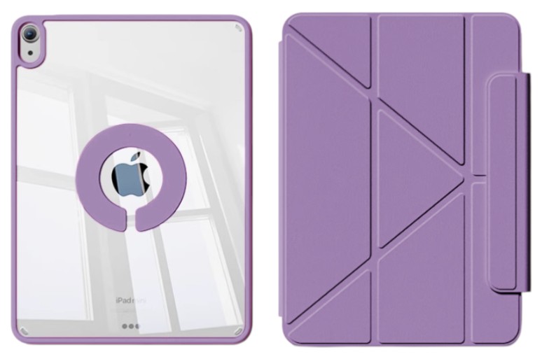 Чехол для планшета BeCover Ultra Slim Origami Flex с креплением Apple iPad Mini 6 2021 Purple (712968) - Фото 1