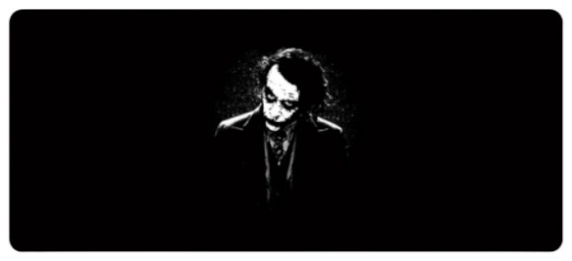 Килимок для миші  ігровий Voltronic Джокер Black (BM09) - Фото 1
