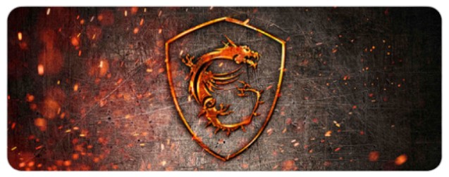 Килимок для миші  ігровий Voltronic MSI Fire Dragon Black/Red (MSI2315) - Фото 1