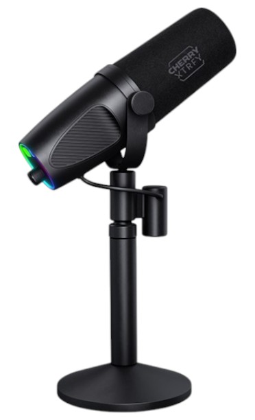 Микрофон вокальный проводной Xtrfy CHERRYNGALE X (CX-NGALE-X-RGB-BLACK) - Фото 1