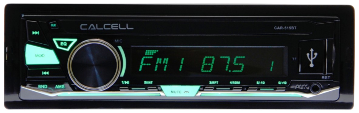Авторесивер 1DIN CalCell CAR-515BT - Фото 1