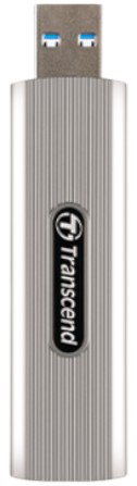SSD-накопитель внешний Transcend 512GB ESD320A USB 10Gbps Type-A Silver (TS512GESD320A) - Фото 1