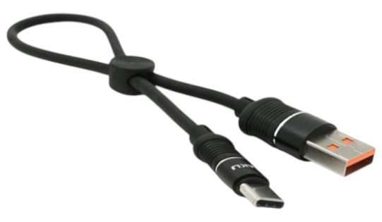 Кабель синхронизации данных iKaku KSC-351 XUNDIAN series for iPhone 0,25 м Black (KSC-351-L) - Фото 1