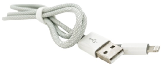 Кабель синхронизации данных iKaku KSC-723 GAOFEI for iPhone 1 м Gray (KSC-723-Gr-L) - Фото 1