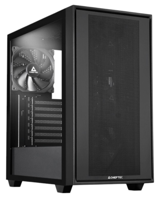 Корпус Chieftec NIGHT HUNTER 3 GS-03B-BLK-OP 4x120mm без БП Black - Фото 1