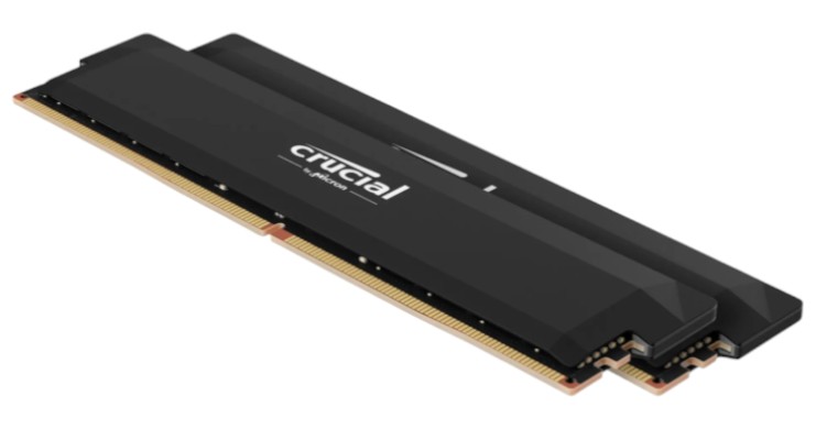 Память DDR Crucial Micron Pro Black DDR5-6400 32GB 2x16GB (CP2K16G64C38U5B) - Фото 1
