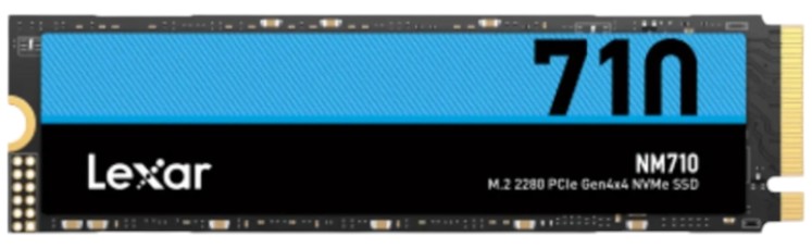 SSD-накопитель внутренний Lexar PCIE G4 M.2 NVME 2TB (LNM710X002T-RNNNG) - Фото 1