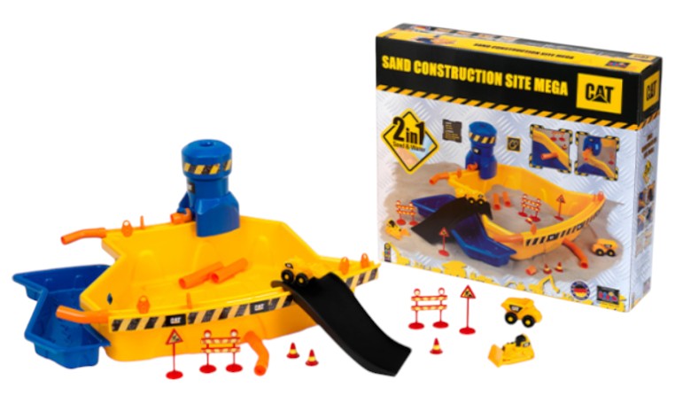 Набор для игры в песочнице Klein Cat® - Песчаная строительная площадка ''Мега'' (3248) - Фото 1