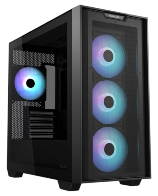 Корпус Asus A21 PLUS TG ARGB BLACK (90DC00H0-B19010) - Фото 1