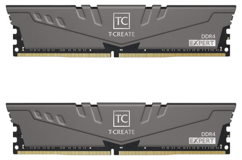 Память DDR Team DDR4 2x8GB/3200 T-Create Expert Gray (TTCED416G3200HC16FDC01) - Фото 1