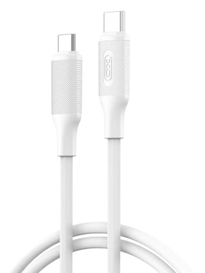 Кабель синхронізації даних XO USB Type-C - USB Type-C (NB-Q265B-CC.white) - Фото 1