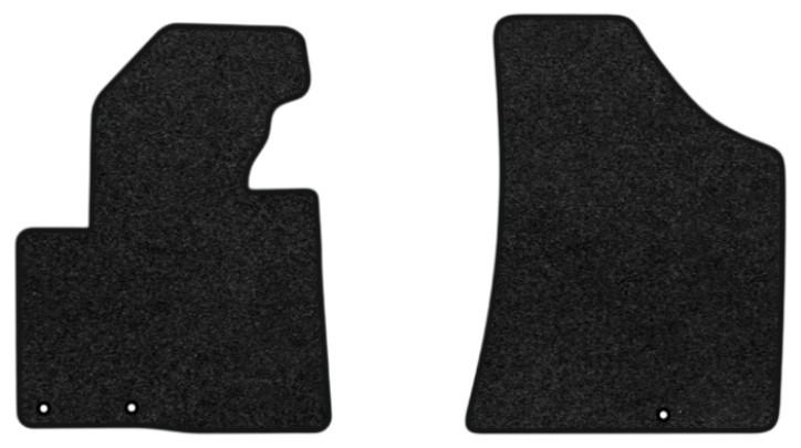 Килимки ворсові в салон авто EVAtech Premium для Hyundai Santa FE (CM) Restyling (Floor Gas Pedal) 5 seats (3 clips) 2010-2012 2 покоління SUV EU чорний кант HY13312AG2KD3VPB - Фото 1