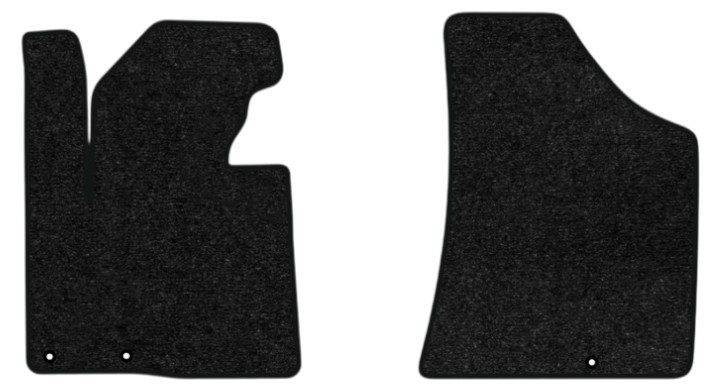 Килимки ворсові в салон авто EVAtech Standard для Hyundai Santa FE (CM) Restyling (Floor Gas Pedal) 5 seats (3 clips) 2010-2012 2 покоління SUV EU чорний кант HY13312AV2KD3VEB - Фото 1