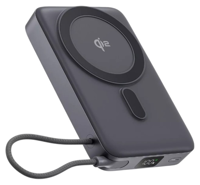 Батарея мобільна Proove OverPower 35W 10000mAh Qi2 gray (PBOP35012105) - Фото 1