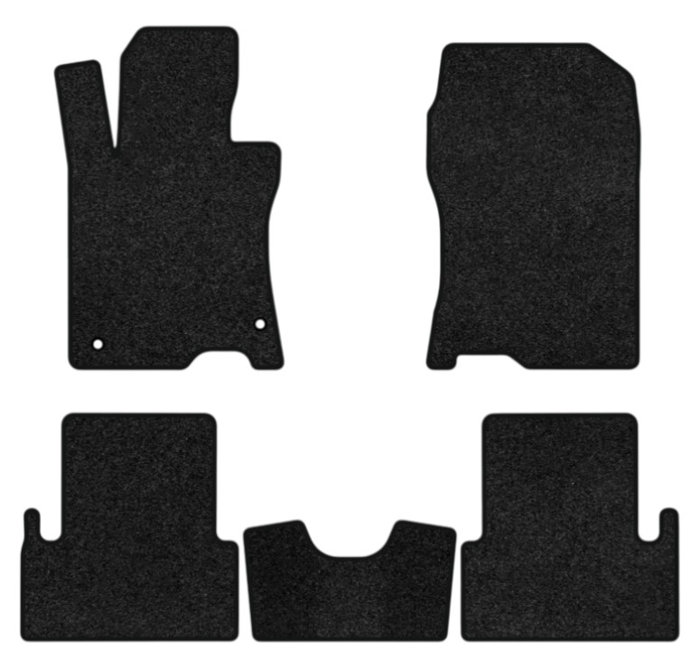Коврики ворсовые в салон авто EVAtech Premium для Acura TSX (CU2) 2008-2014 2 поколение Sedan USA черный кант AA23199C5TL2VPB - Фото 1