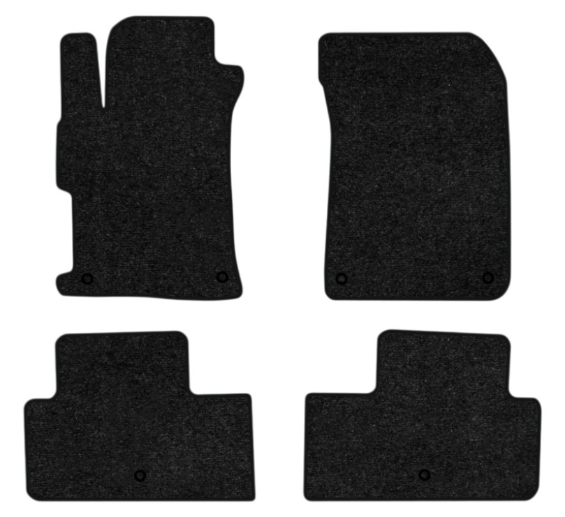 Коврики ворсовые в салон авто EVAtech Standard для Acura ILX 2012-2022 1 поколение Sedan USA черный кант AA42238PC4TL6VEB - Фото 1