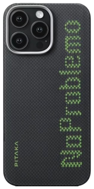 Чехол для смартфона Pitaka Tactile Woven Aries NoProblemo for iPhone 16 Pro Max (KI1601NOP) - Фото 1
