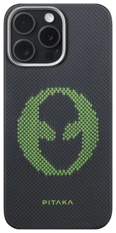 Чехол для смартфона Pitaka Tactile Woven Aries Alien for iPhone 16 Pro (KI1601AL) - Фото 1