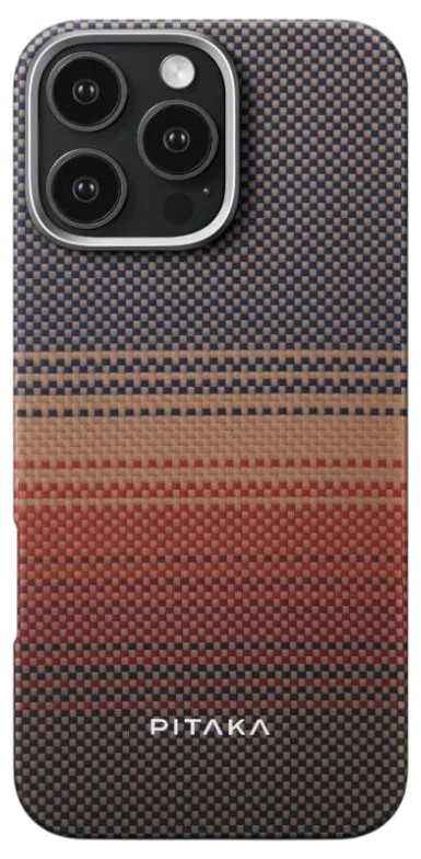 Чехол для смартфона Pitaka Tactile Woven Sunset for iPhone 16 Pro (KI1601SU) - Фото 1
