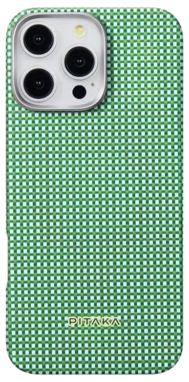 Чехол для смартфона Pitaka Ultra-Slim Classic Forest Green for iPhone 16 Pro Max (KI1602PFOR) - Фото 1
