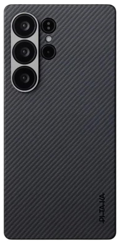 Чехол для смартфона Pitaka Ultra-Slim Case Classic Twill 600D Black/Grey for Samsung Galaxy S25 Ultra (KS2501U) - Фото 1