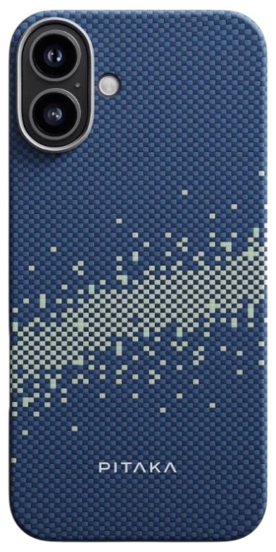 Чехол для смартфона Pitaka Tactile Woven StarPeak Milky Way Galaxy for iPhone 16 (KI1601MYG) - Фото 1