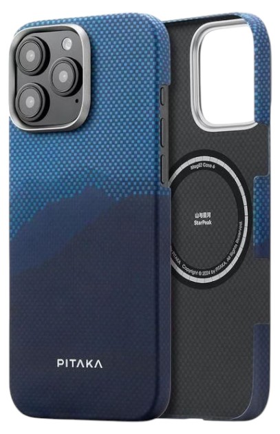 Чехол для смартфона Pitaka Tactile Woven StarPeak Lumintex Over The Horizon for iPhone 16 Pro Max (KI1604POTH) - Фото 1
