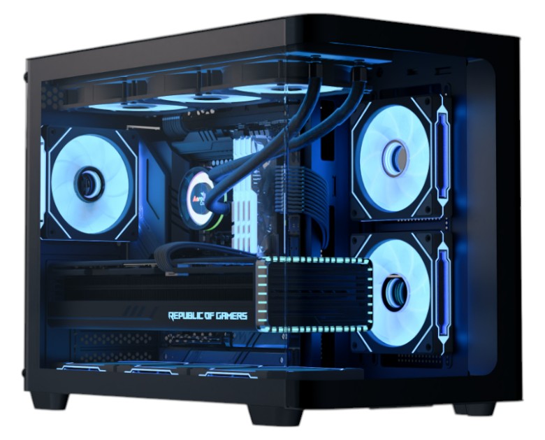 Корпус AEROCOOL P300C-G-BK-v1 (ACCS-PN02033.11) Black без БП - Фото 1