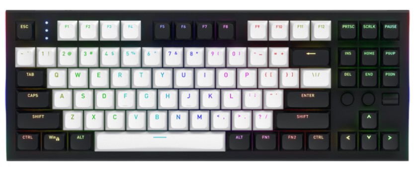Клавиатура проводная игровая Hator Gravity TKL Orange Black (HTK560) - Фото 1