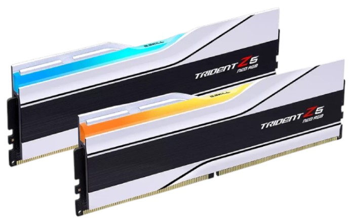 Память DDR G.Skill Trident Z5 Neo RGB White DDR5-6000 2x32GB AMD EXPO (F5-6000J2636H32GX2-TZ5NRW) - Фото 1