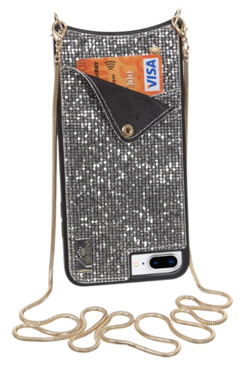 Чехол для смартфона BeCover Glitter Wallet for Apple iPhone 6 Plus/6s Plus/7 Plus/8 Plus Silver (703612) - Фото 1