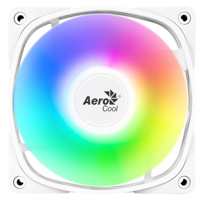 Корпусный вентилятор AEROCOOL Frame X 12 PWM ARGB White (ACF3-FM11217.21) - Фото 1