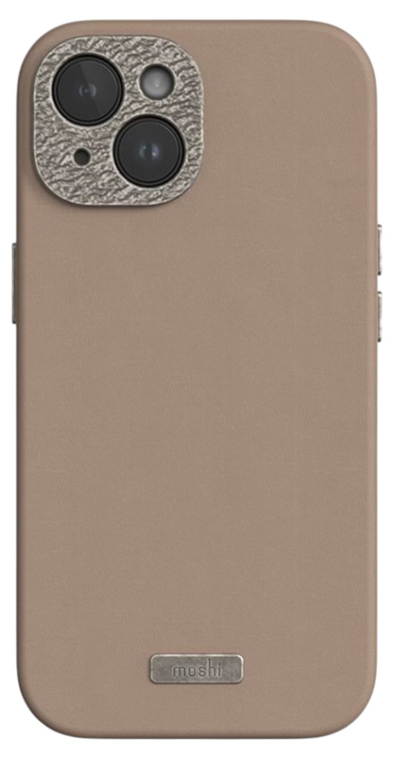 Чехол для смартфона Moshi Napa Slim Hardshell Case Woodsmoke Brown for iPhone 15 (99MO231105) - Фото 1