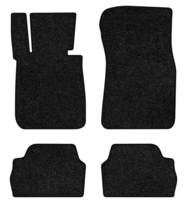 Килимки ворсові в салон авто EVAtech Standard для BMW 1 Series (F21) 3-doors 2012-2019 2 покоління Htb EU чорний кант BM13481P4BM3VEB - Фото 1