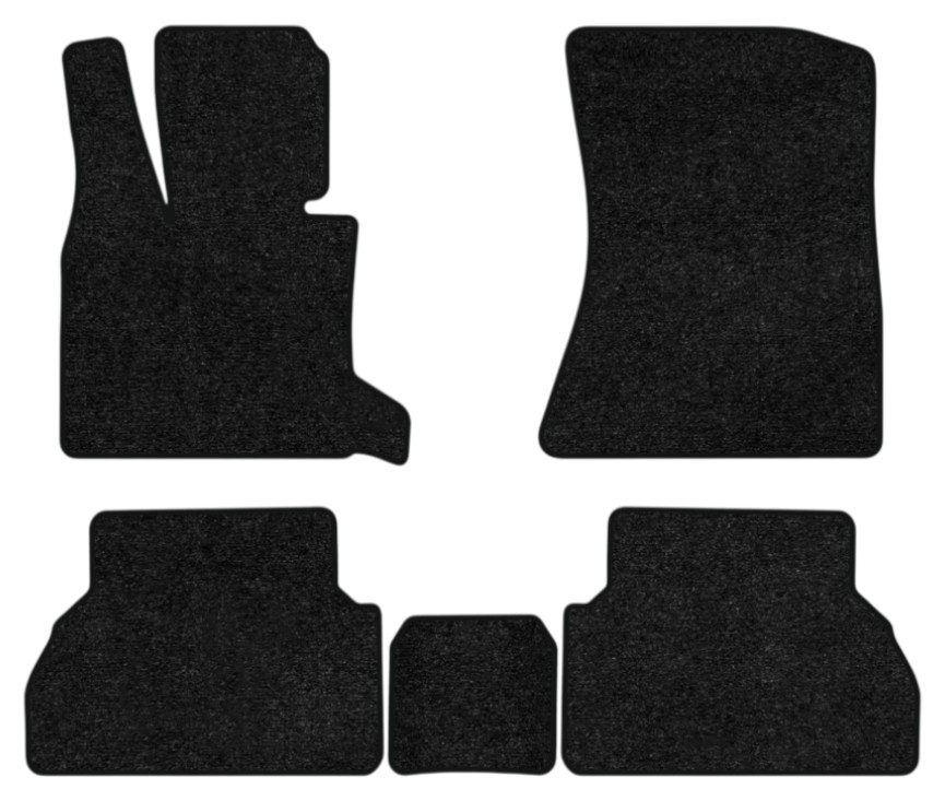 Коврики ворсовые в салон авто EVAtech Standard для BMW X5 (E70) (closed threshold) 2006-2013 2 поколение SUV USA черный кант BM33436C5BM4VEB - Фото 1