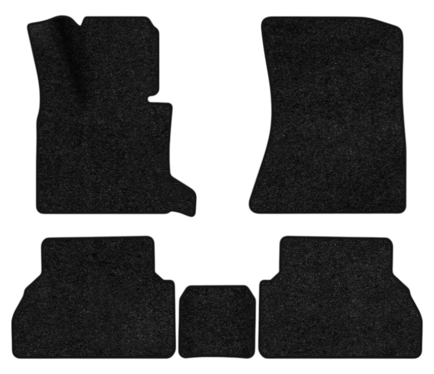 Коврики ворсовые в салон авто EVAtech Standard для BMW X5 (E70) (closed threshold) 2006-2013 2 поколение SUV USA черный кант BM33436CD5BM4VEB - Фото 1