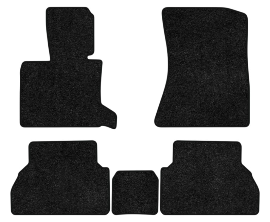 Коврики ворсовые в салон авто EVAtech Standard для BMW X5 (E70) (closed threshold) 2006-2013 2 поколение SUV USA черный кант BM33436CB5BM4VEB - Фото 1