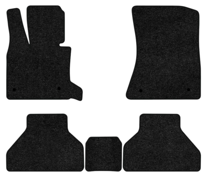 Коврики ворсовые в салон авто EVAtech Standard для BMW X5 (E70) (open threshold) 2006-2013 2 поколение SUV USA черный кант BM33438C5BW4VEB - Фото 1
