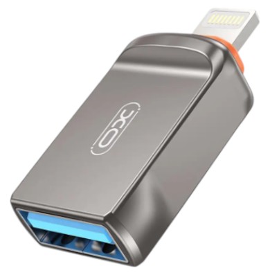 Переходник XO Lightning - USB (NB281A-IA.tranish) - Фото 1