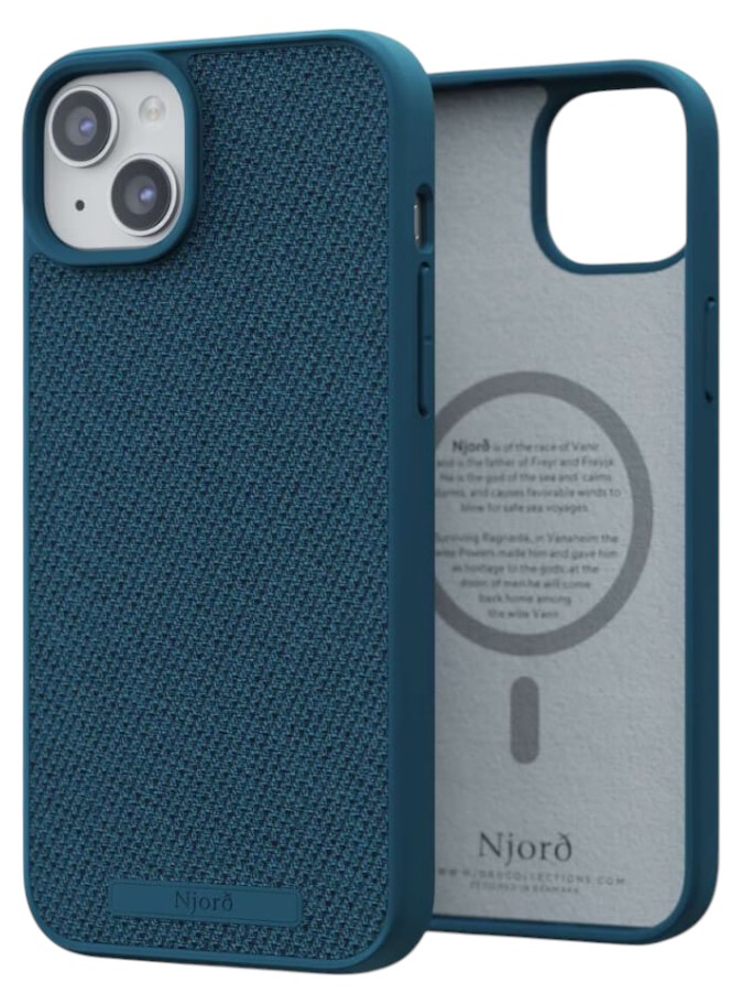Чехол для смартфона Njord Fabric MagSafe Case Deep Sea for iPhone 15 Plus (NA52FA01) - Фото 1