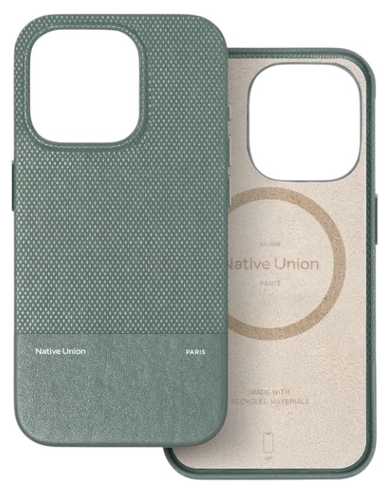 Чохол для смартфону Native Union (RE) Classic Case Slate Green for iPhone 16 Pro Max (RECLA-GRN-NP24PM) - Фото 1