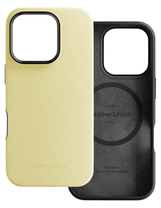 Чохол для смартфону Native Union Active Case Lemon for iPhone 16 (ACTCSE-LMO-NP24) - Фото 1