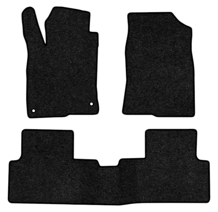 Коврики ворсовые в салон авто EVAtech Standard для Honda Civic (FK) 5-doors 2015-2021 10 поколение Htb USA черный кант HA1675ZV3TL2VEB - Фото 1