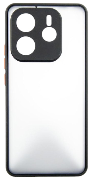 Чехол для смартфона DENGOS Matt for Xiaomi Redmi Note 14 5G Black (DG-TPU-MATT-155) - Фото 1