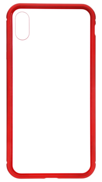 Чехол для смартфона Armorstandart Magnetic Case 1 Gen. for iPhone XS Max Clear/Red (ARM53391) - Фото 1