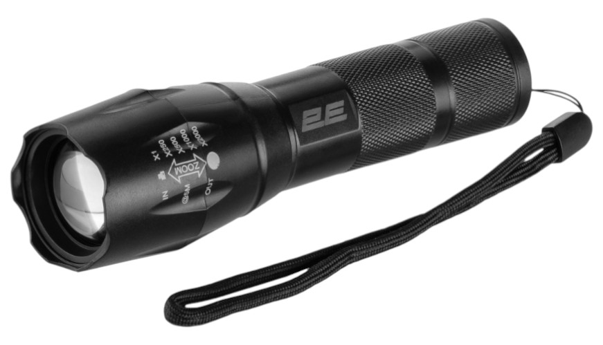 Фонарь аккумуляторный 2E FLBL1812BI Micro-USB - Фото 1