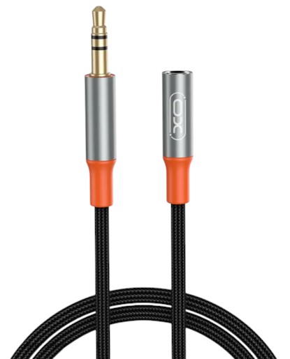 Кабель 3.5 мм - 3.5 мм XO AUX 3.5 мм (NB-R269A.black) - Фото 1