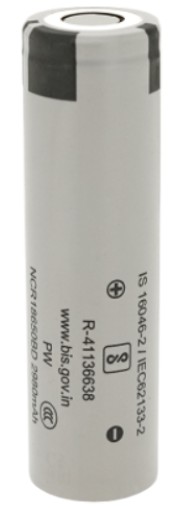 Аккумулятор тип 18650 Panasonic 18650 Li-Ion NCR18650BD, 2980mAh, 10A, 4.2/3.6/2.5V, Gray (NCR18650BD-2980) - Фото 1